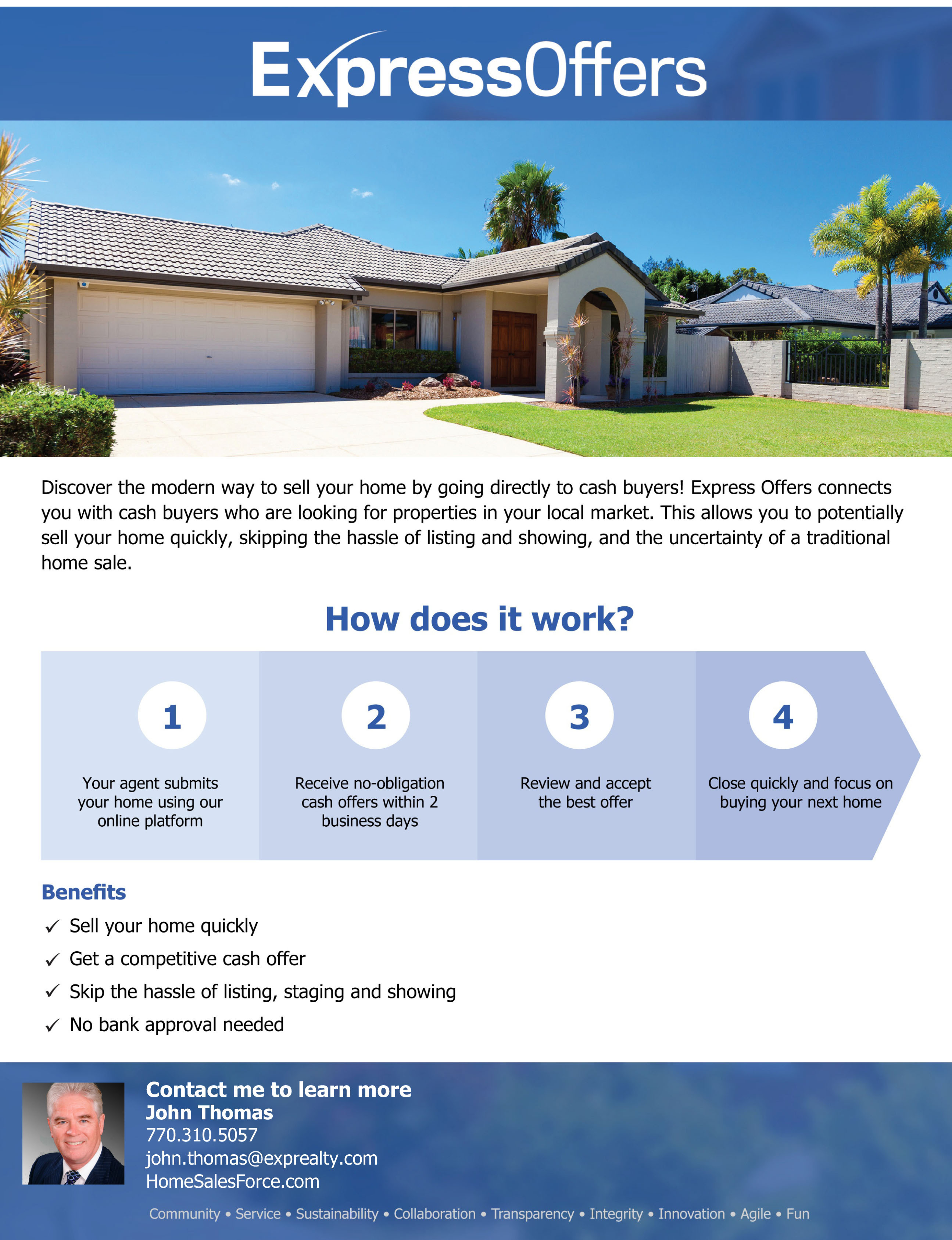 eXp Realty Expands Express Offers to 12 Additional Stat